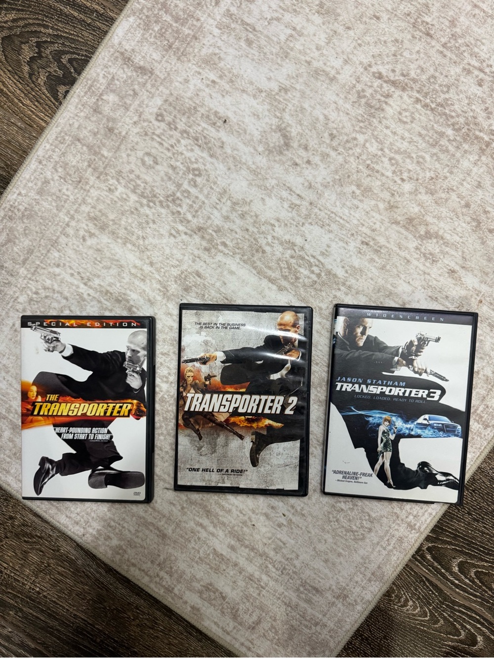Transporter 1, 2, & 3 dvd bundle